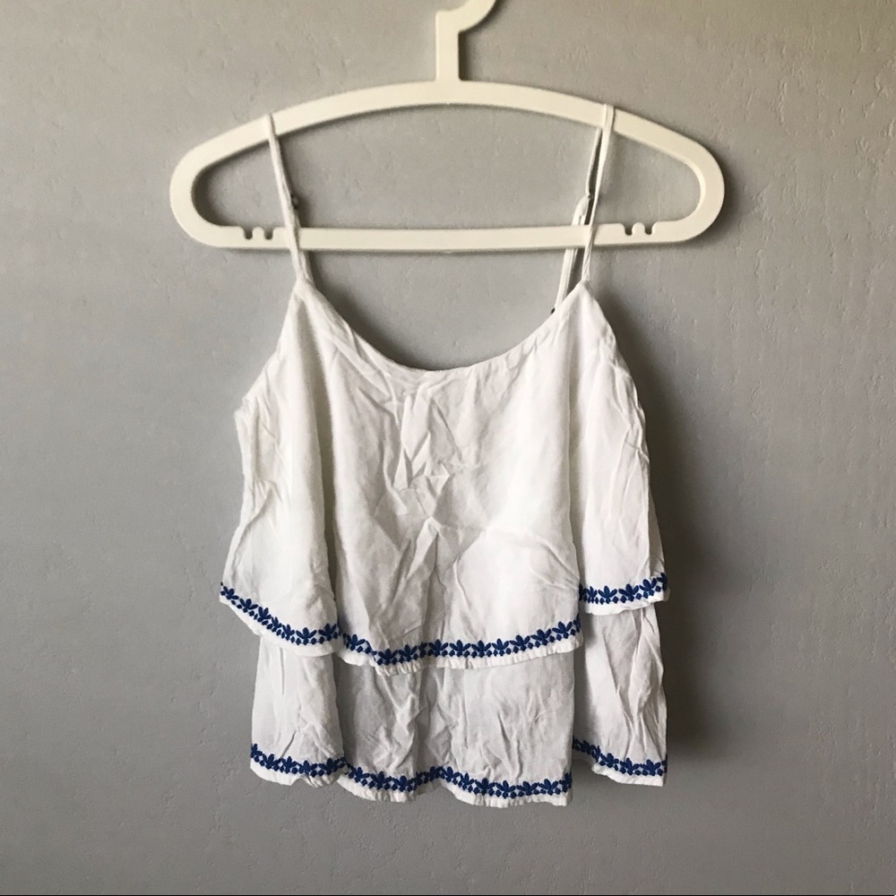 NWOT Abercrombie Layered Tank Top - Picture 2 of 6